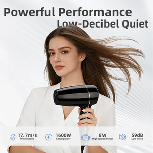S&egrave;che-cheveux de voyage pliable C180 avec une puissance de 1&nbsp;600 W et des performances &agrave; faible bruit
