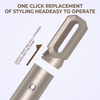 Design sostitutivo della testina per acconciature staccabile pieghevole 6 in 1