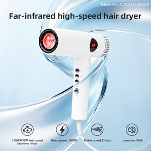 Secador de pelo de alta velocidad por infrarrojos lejanos SG-07 con motor sin escobillas de 120000 RPM y flujo de aire silencioso