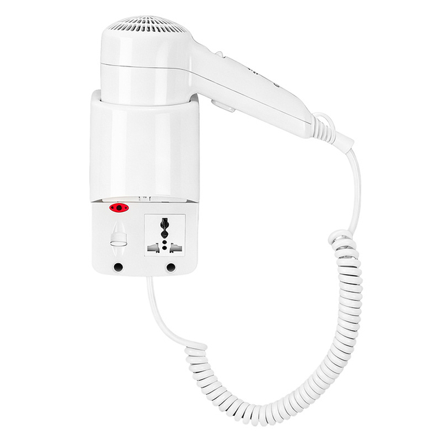 RCY-67410 مجفف شعر بالأيونات السالبة مثبت على الحائط للاستخدام في حمام الفندق